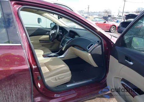 2015 Acura Tlx V6 Tech z USA, uszkodzony, nr VIN 19UUB3F53FA000689